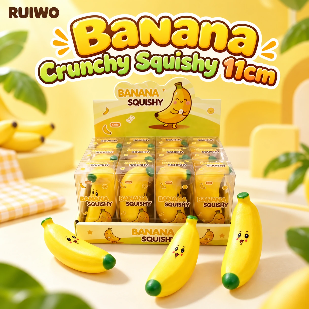 Banana Crunchy Squishy 11cm catalog reference