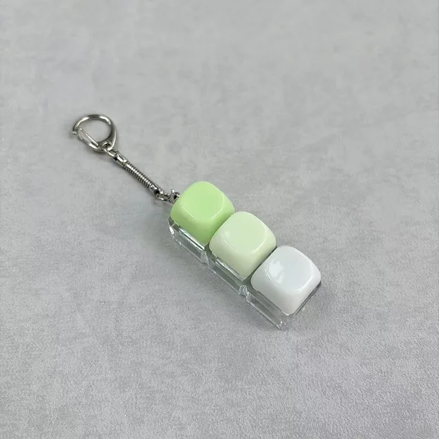 3-Key Fidget Keyboard Keychain — Pastel · Non-light wholesale product
