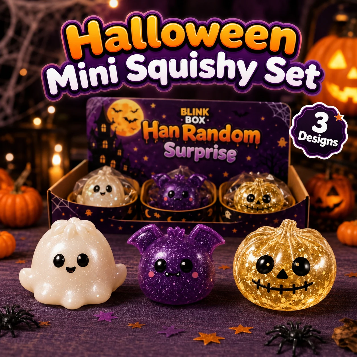 Halloween Mini Squishy Set - 3 Designs catalog reference